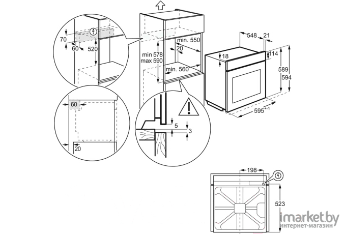 Духовой шкаф Electrolux EOD3C70TK