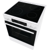 Кухонная плита Gorenje GECS6C70WC белый/черный