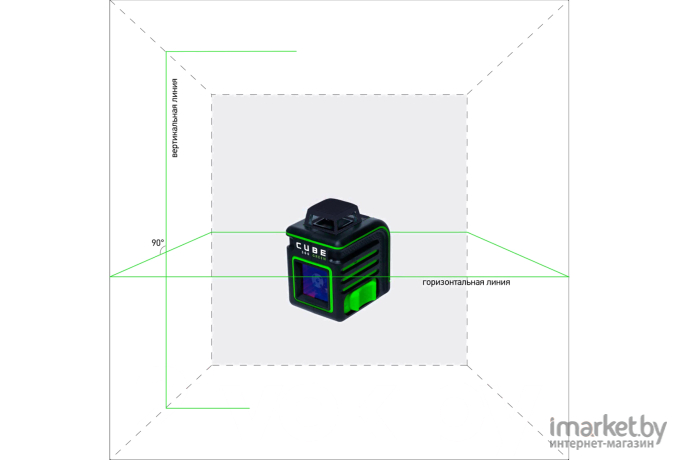 Лазерный уровень ADA Instruments Cube 360 Basic Edition Green (А00672)