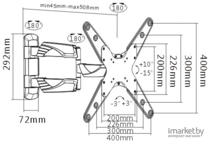 Кронштейн Maunfeld MTM-2355FM