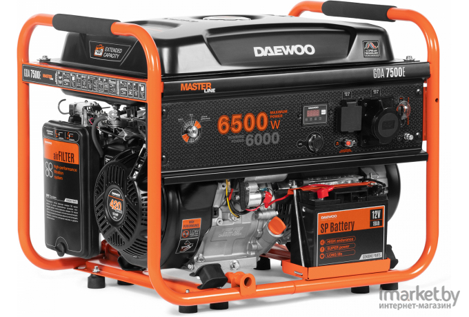 Бензиновый генератор Daewoo Power GDA 7500E