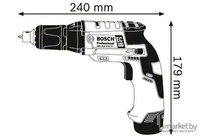 Шуруповерт Bosch GSR 10.8 V-EC TE Professional (06019E4002)