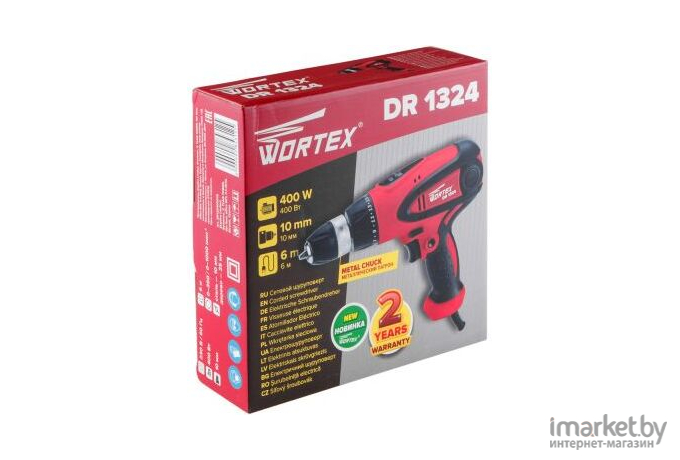 Дрель-шуруповерт Wortex DR 1324